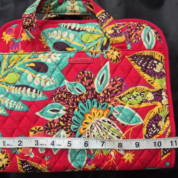Vera Bradley Red Floral Travel Bag - Picture 7 of 8